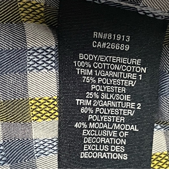 Robert Graham knowledge wisdom truth long sleeve size XL blue and gold - Picture 7 of 13